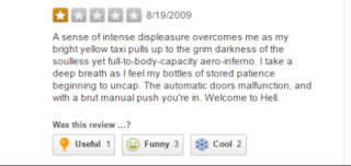 Illustration for article titled 'Seat Was Full of Baby Formula': Grim Yelp Reviews of Air Travel